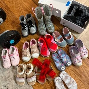 Mixed Girls' Assorted Shoes - Pink, Red, Silver, Blue, Floral